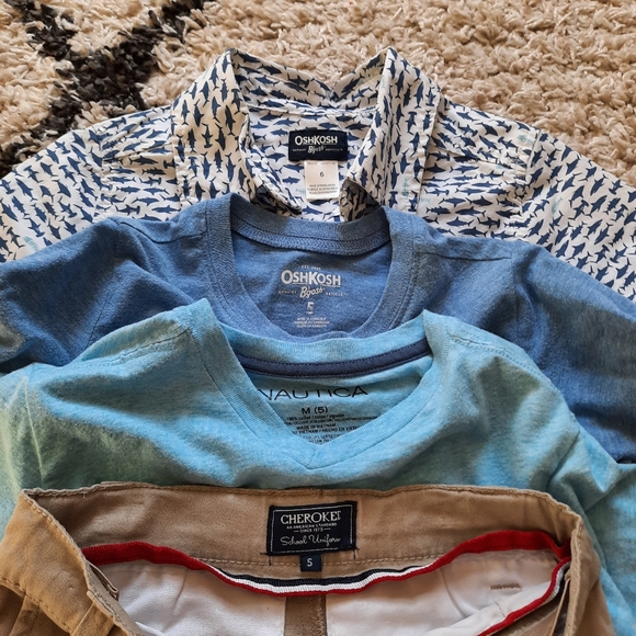 Boy's summer time tops short bundle - Picture 5 of 7